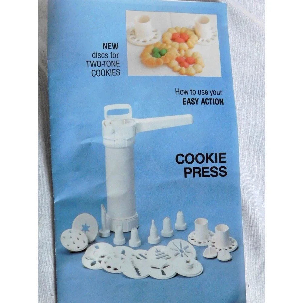 Hutzler Easy Action Cookie Press and Food Decorator, Model 695, NEW IN BOX